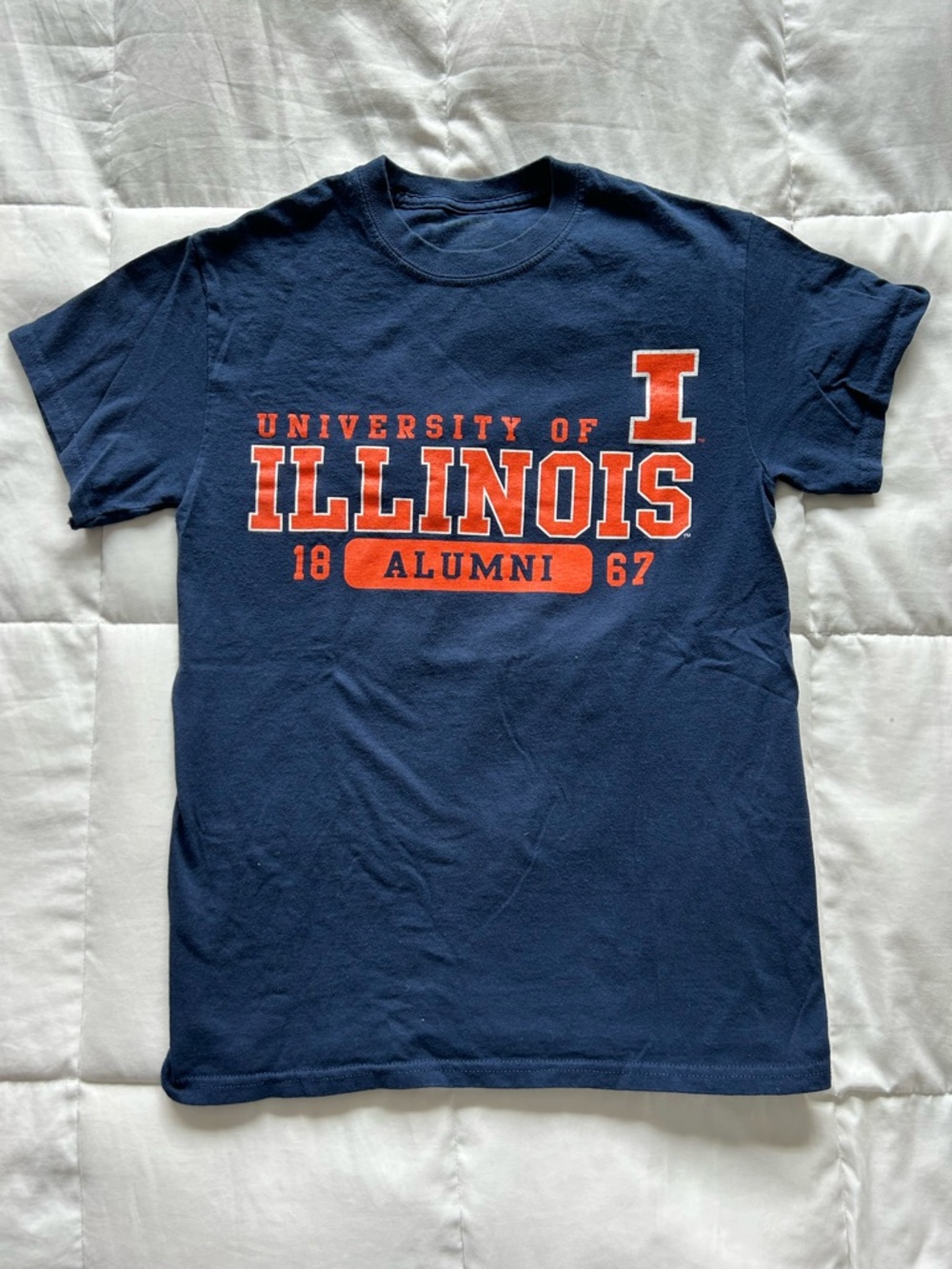 University of Illinois Alumni Navy Short Sleeve Tee